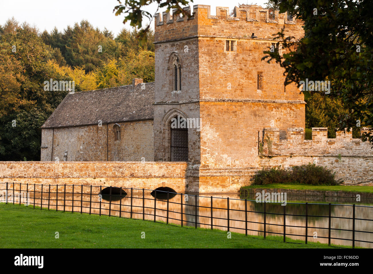 Castello di Broughton, Broughton, Oxfordshire, England, Regno Unito, Europa Foto Stock