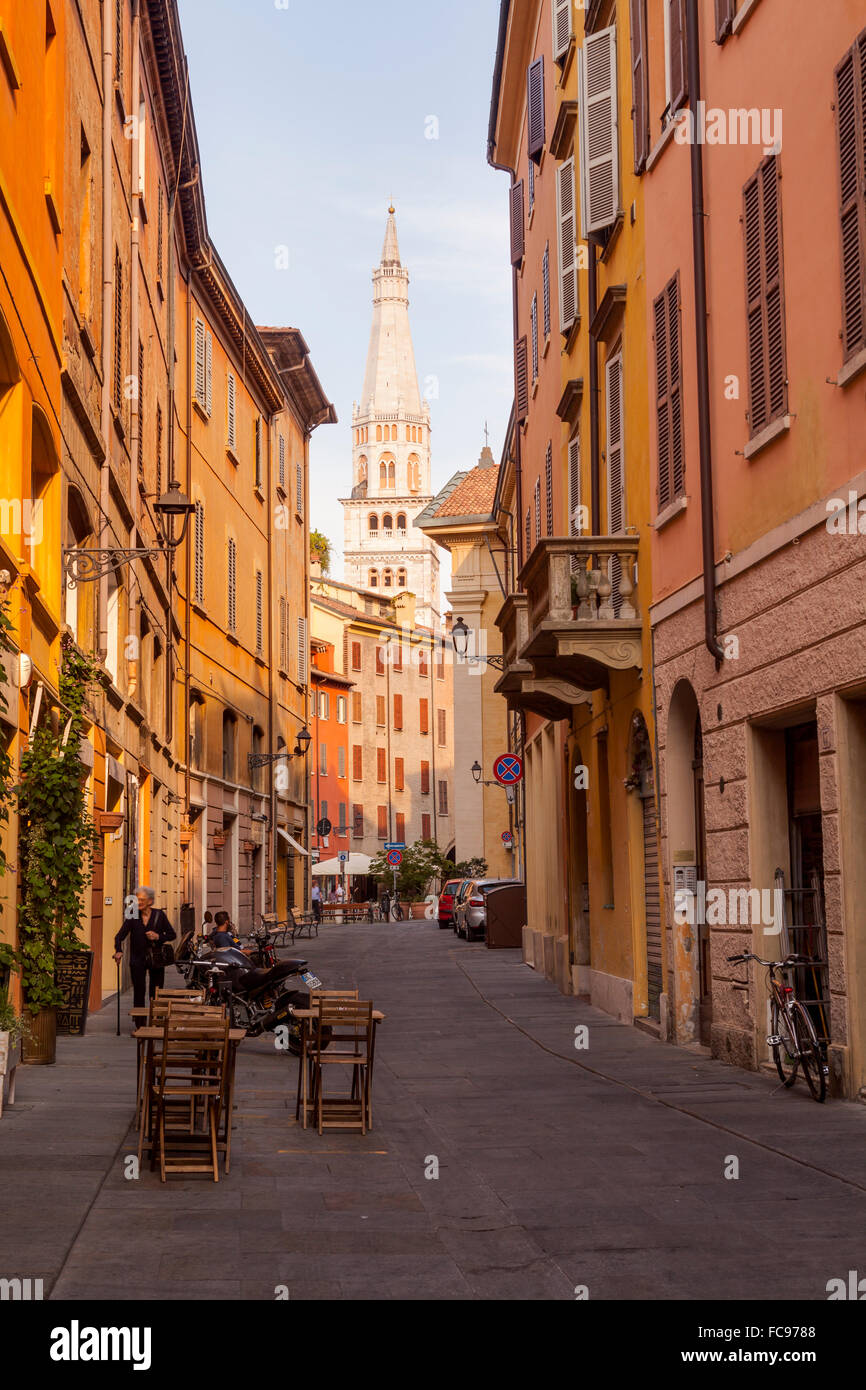 Il centro storico di Modena, Emilia Romagna, Italia, Europa Foto Stock