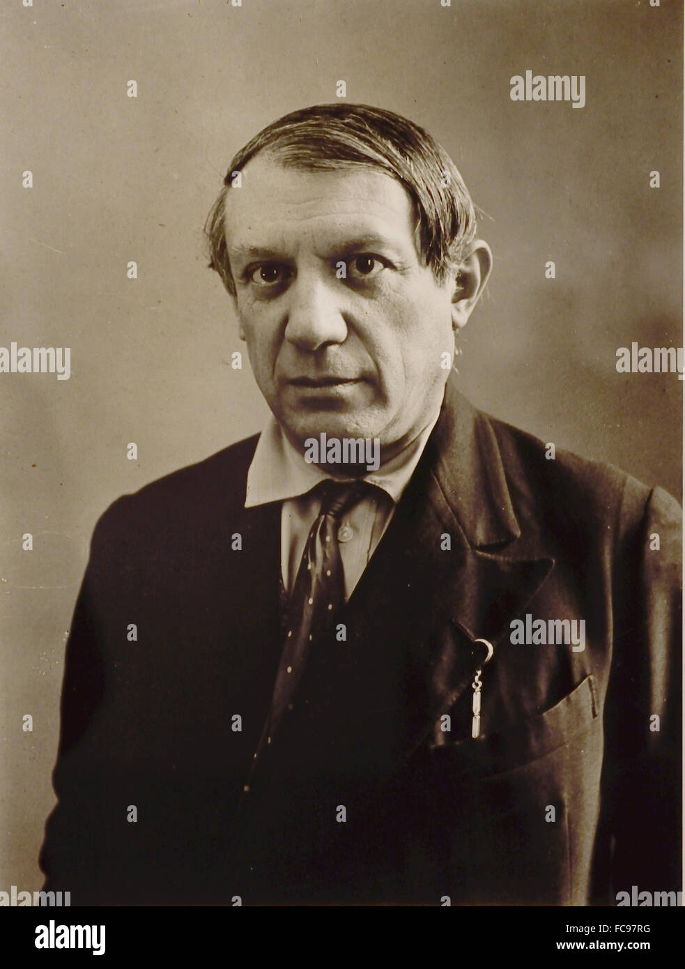 Ritratto fotografico 1936 Pablo Picasso 1881–1973 Spagna Spagnolo Foto Stock