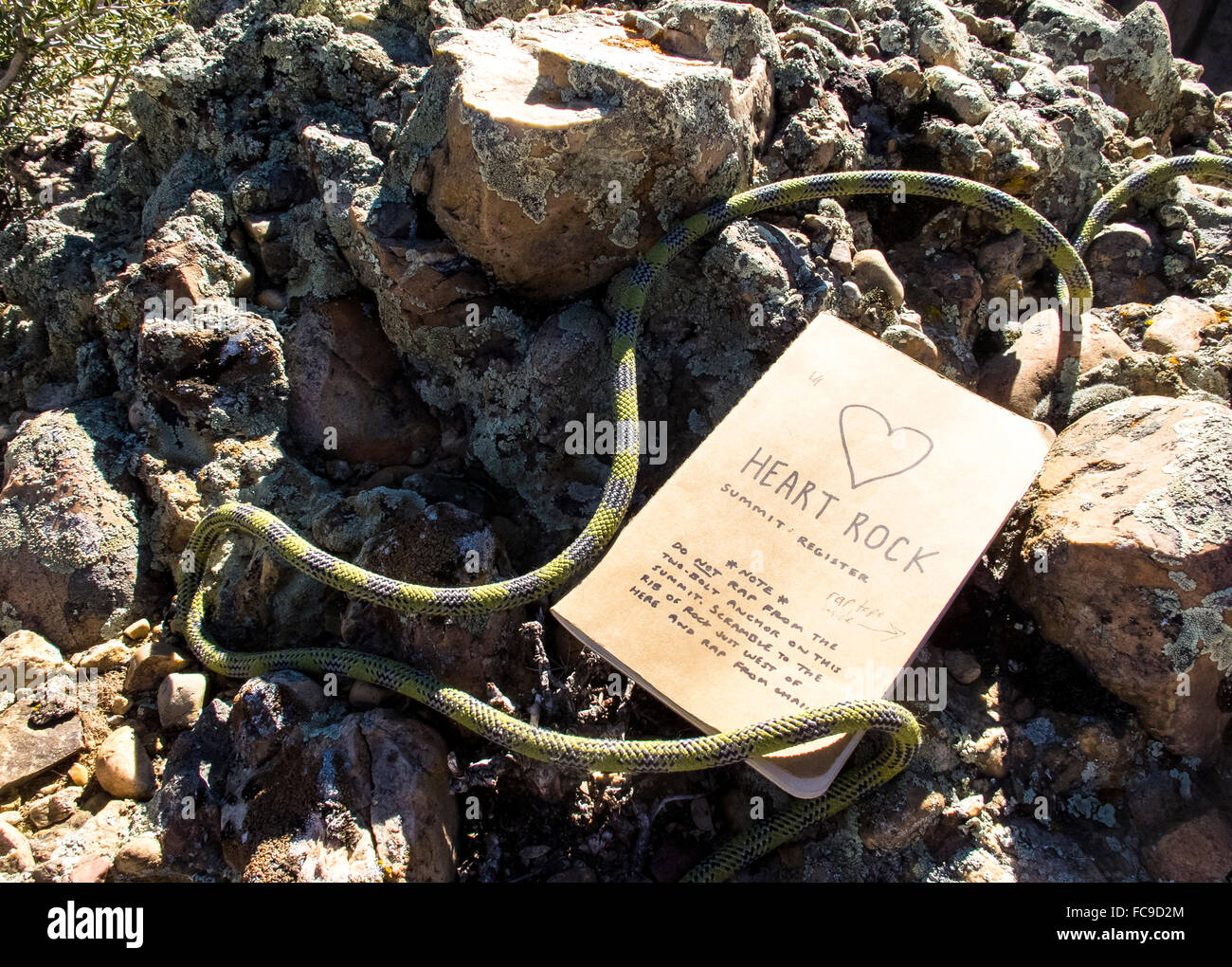 Maple Canyon - Rock Climbing Foto Stock