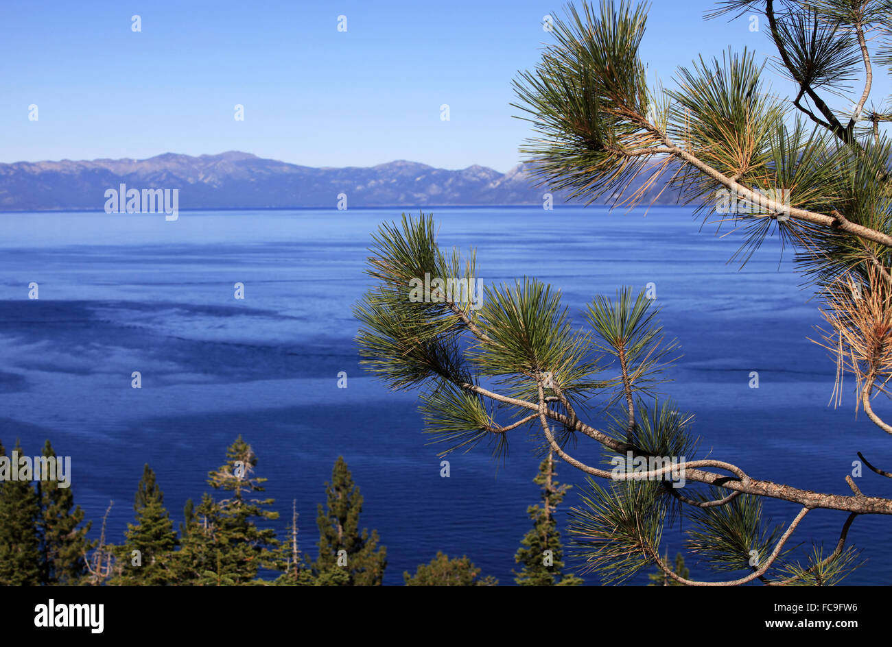 Lago Tahoe Foto Stock