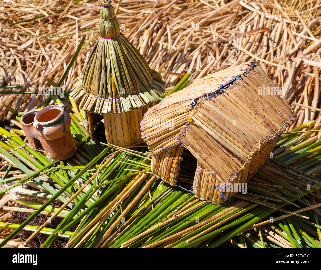 Artigianato - Isole Uros Foto Stock