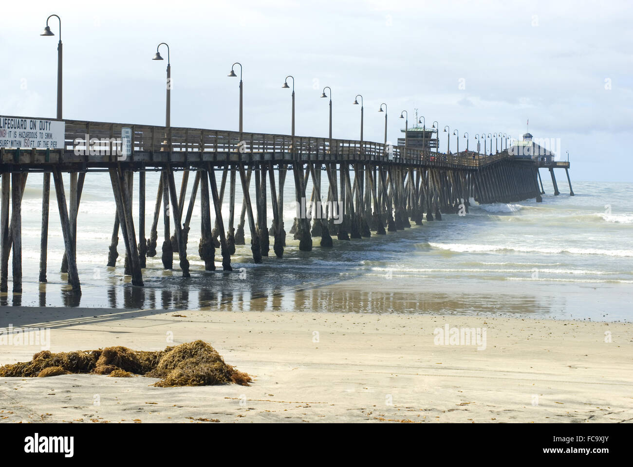 Imperial Beach Boardwalk Foto Stock