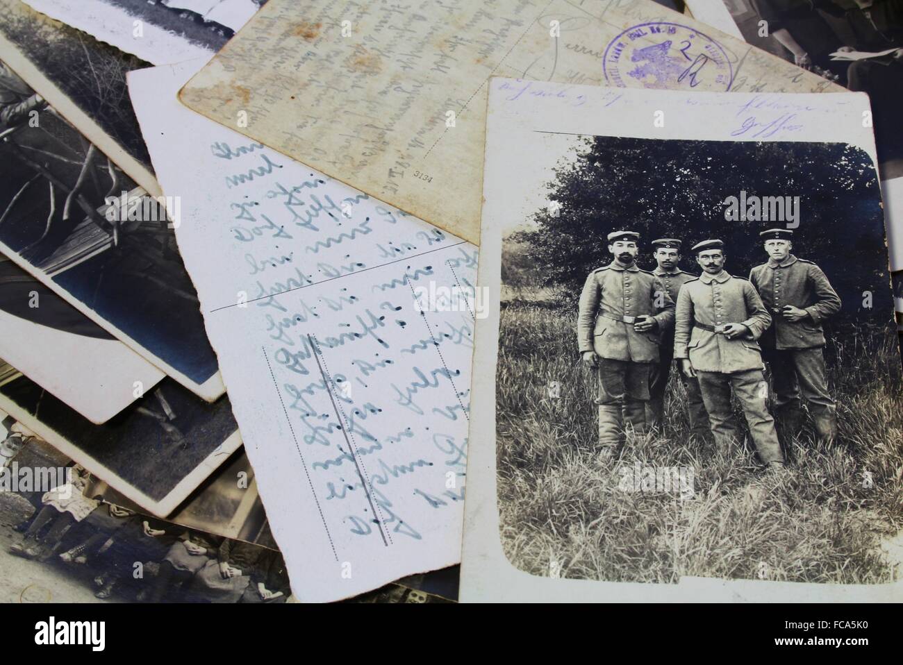 I soldati in 1. La seconda guerra mondiale Foto Stock