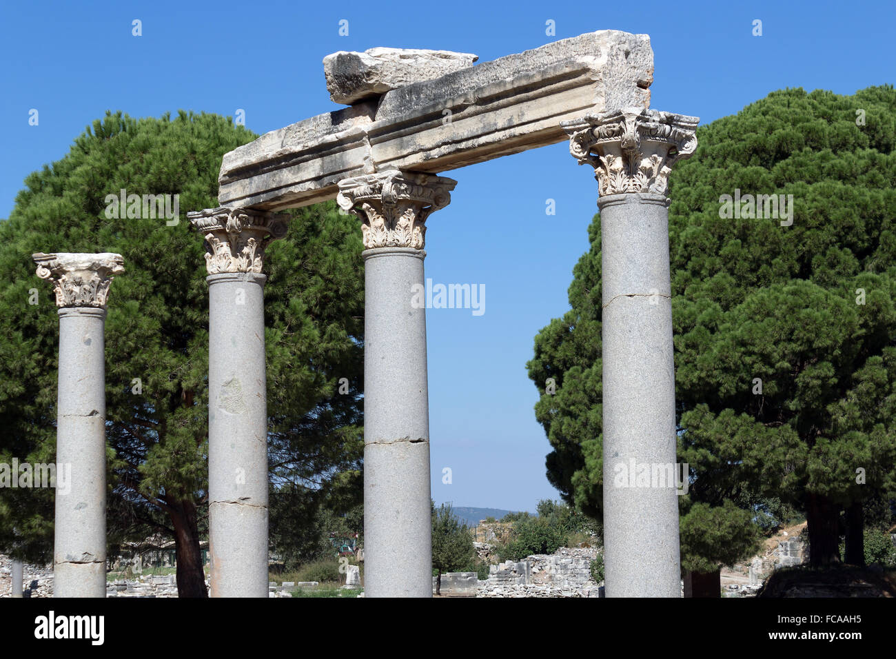 Sito archeologico di Efeso Foto Stock