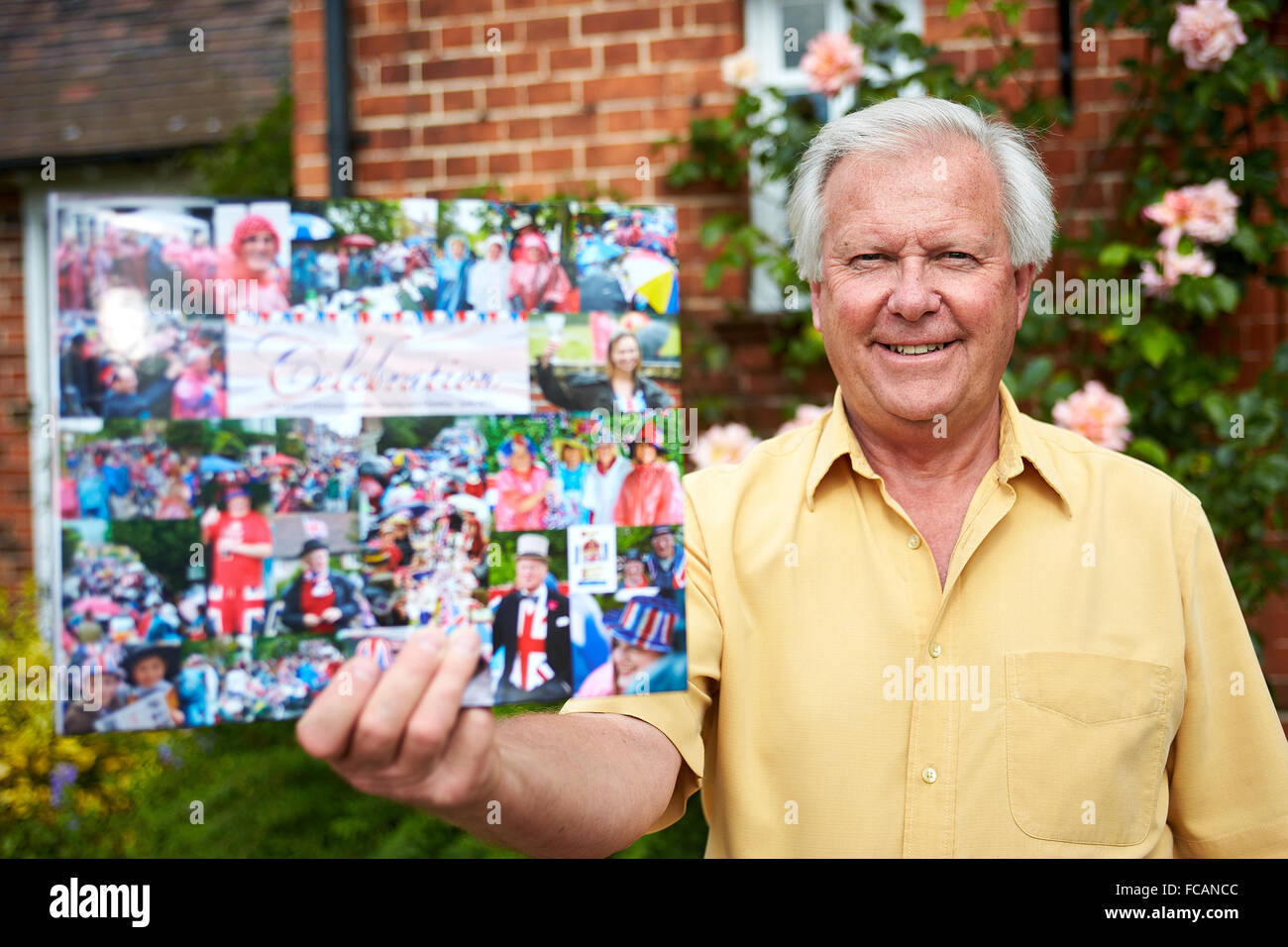 Ron briglia, che hanno ricevuto un impero britannico medaglia in Queen's Birthday Honours per servizi a Goring e Streatley Foto Stock