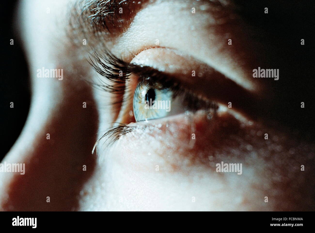 AJAXNETPHOTO. CLOSE-UP. - L'occhio umano. Foto:JONATHAN EASTLAND/AJAX REF:TC6082 1 1 Foto Stock