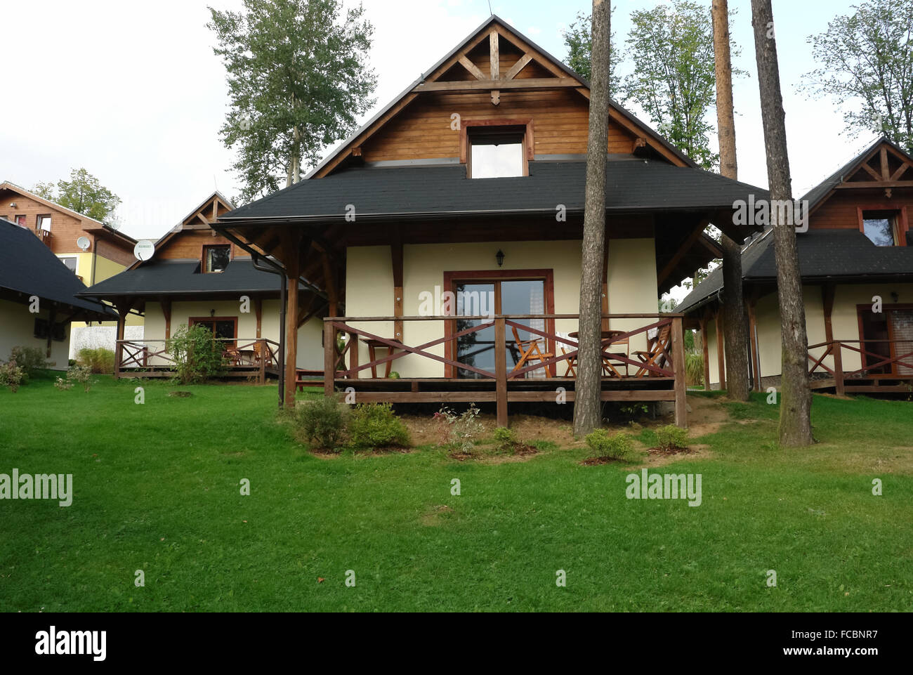 Il piccolo relax-hotel in Alti Tatra, Slovacchia. Foto Stock