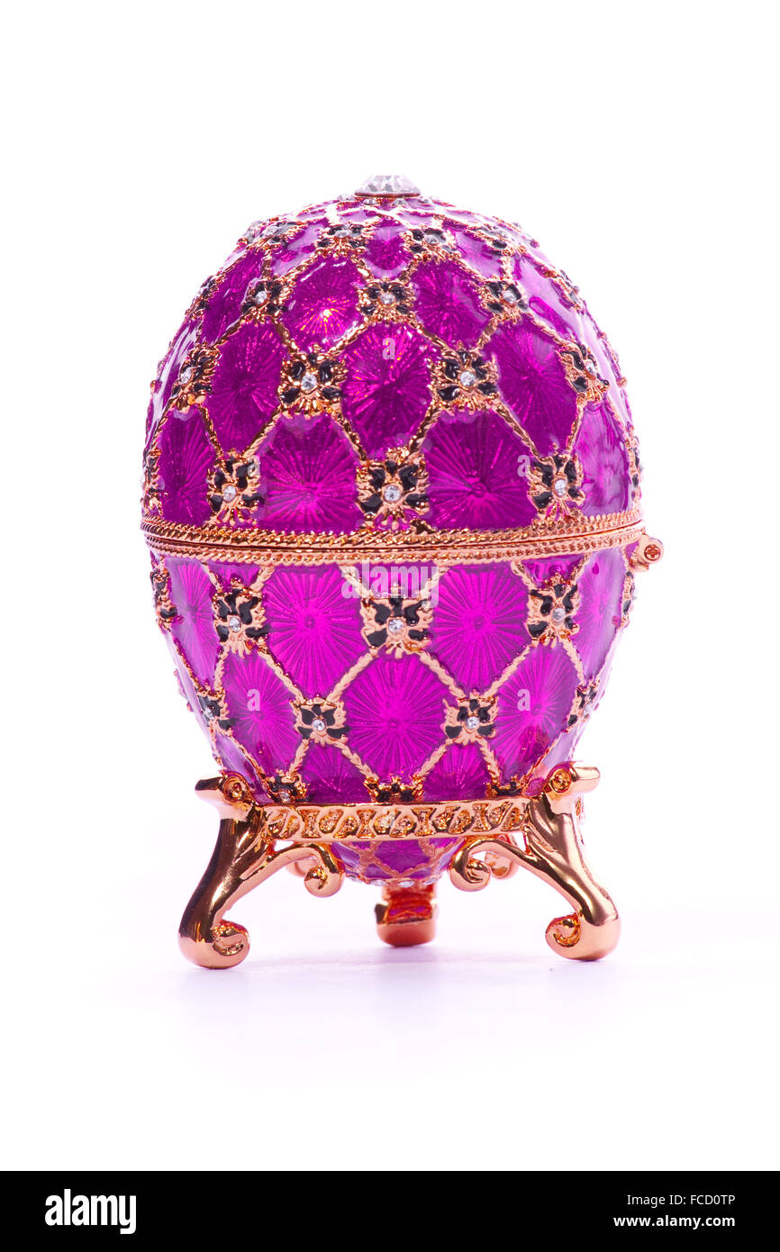 Uovo di Faberge. Foto Stock