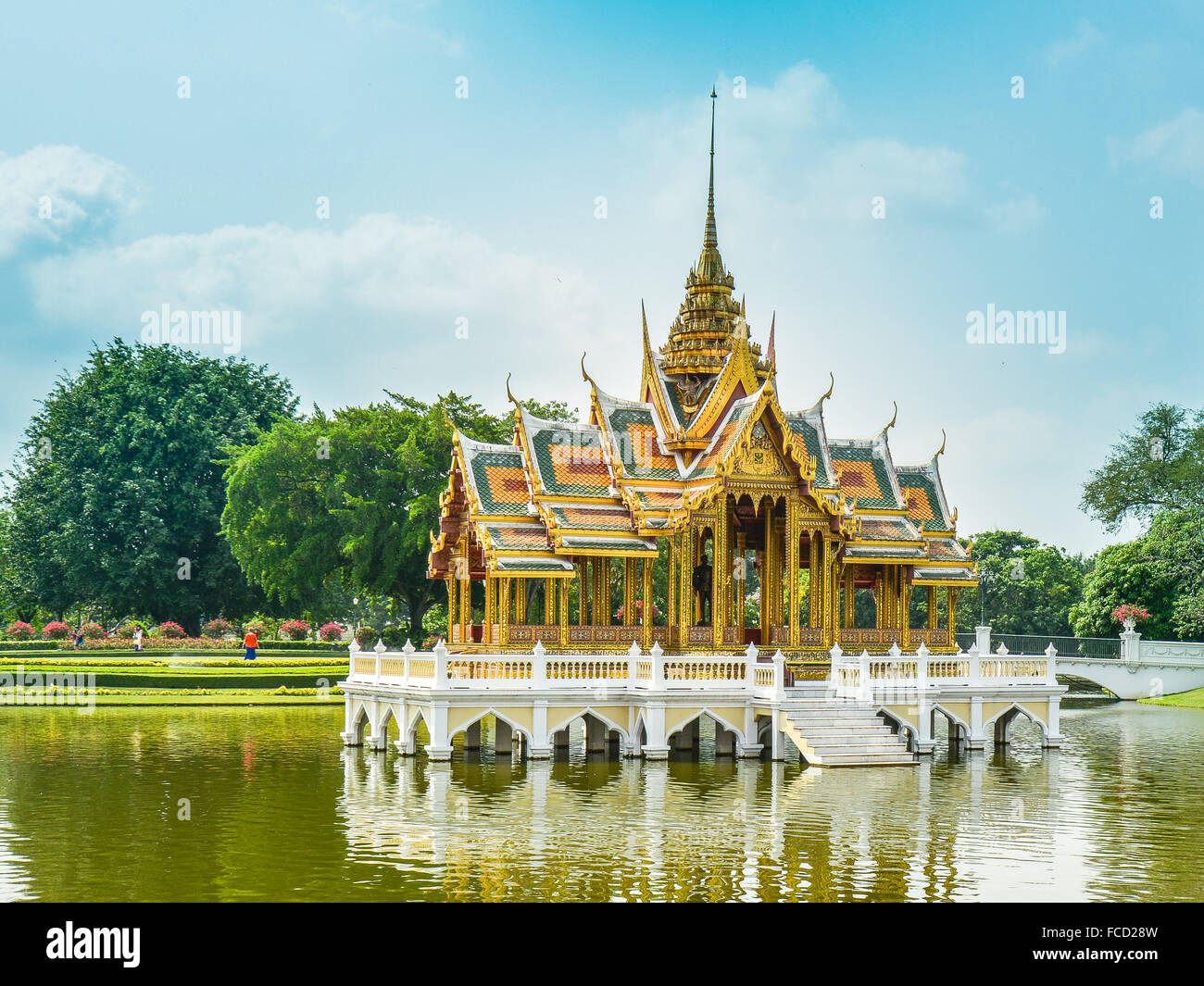 Aisawan Dhiphya-Asana Pavilion - Ayutthaya, Thailandia Foto Stock