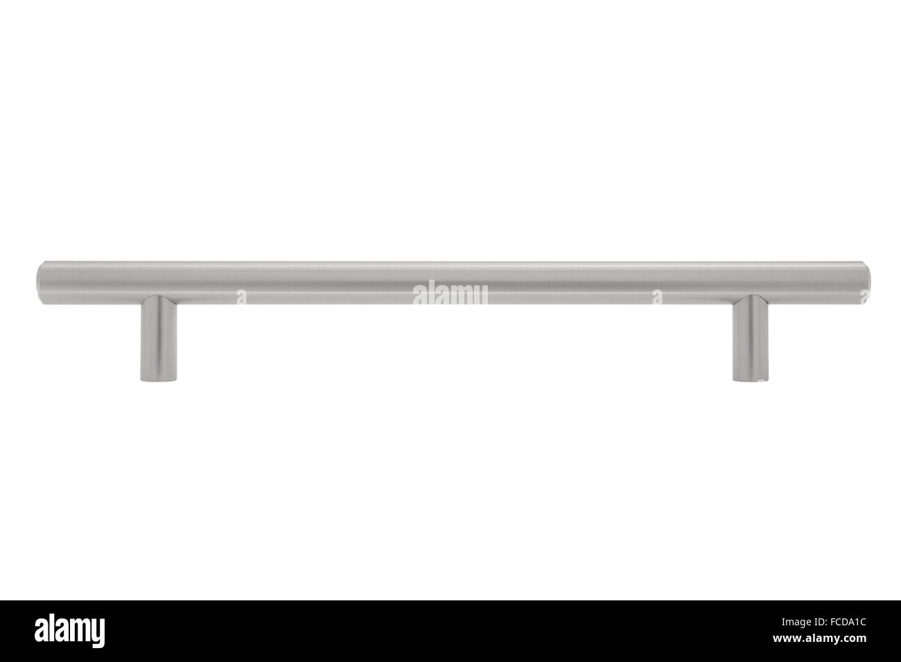 Antina maniglia su sfondo bianco Foto Stock