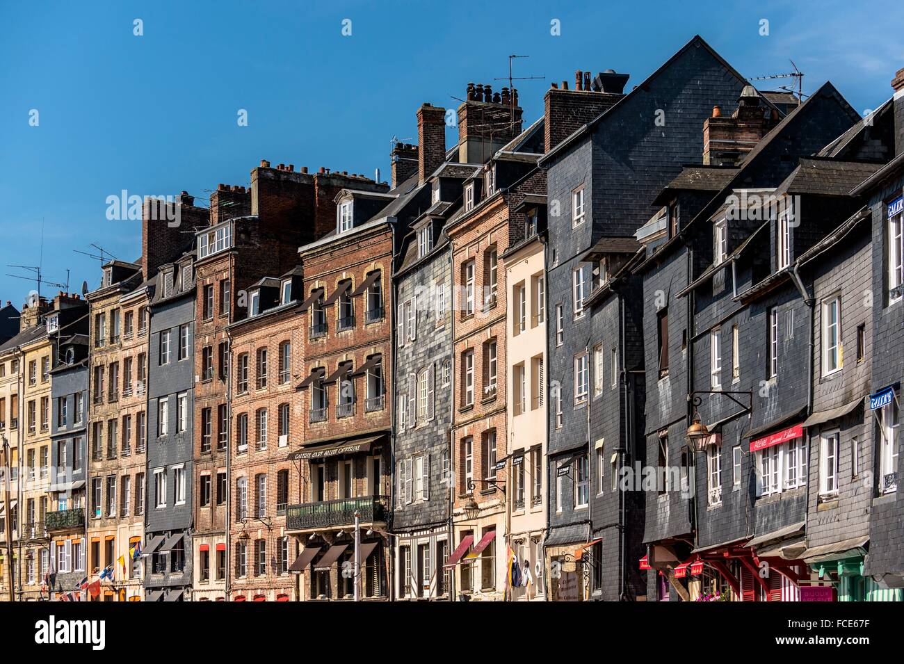 Francia, Normandia, Honfleur Foto Stock