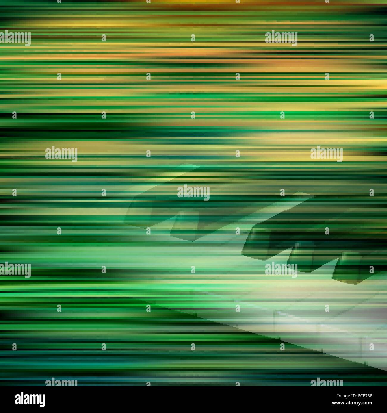 Verde astratta la sfocatura dello sfondo con tasti di pianoforte Illustrazione Vettoriale