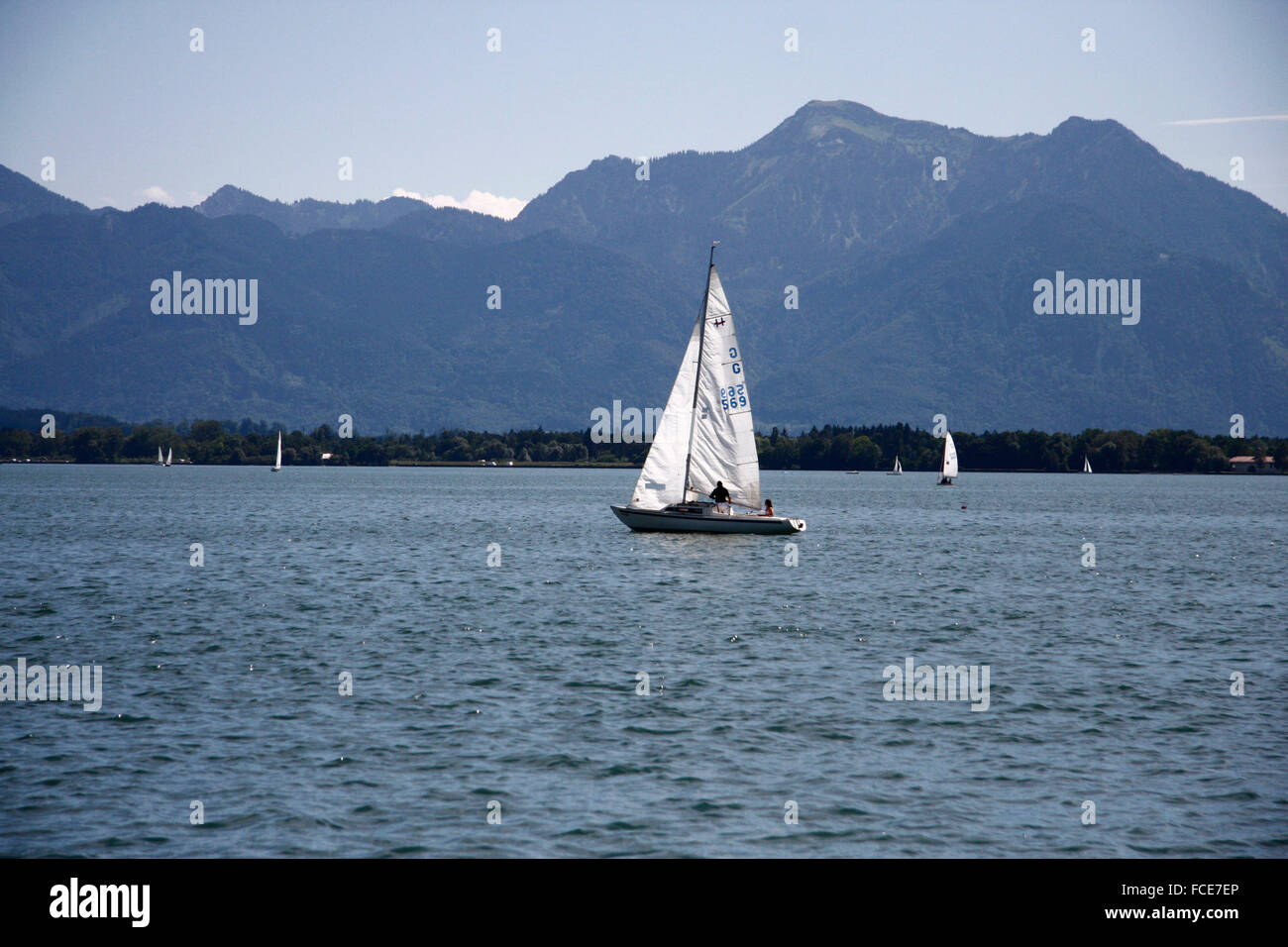 Chiemsee, Bayern. Foto Stock
