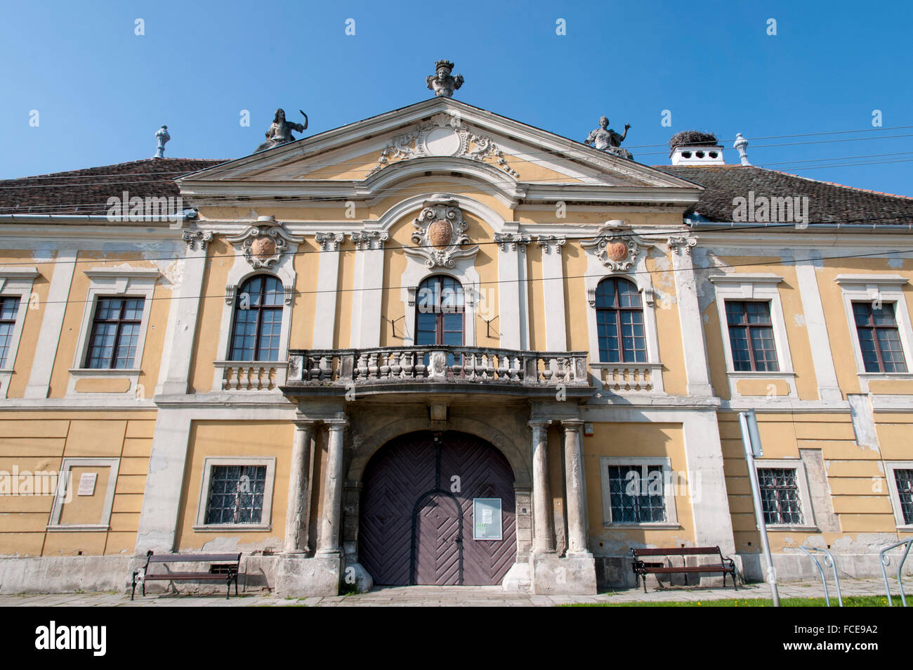 Fertörákos sul Lago Neusiedl, Sito Patrimonio Mondiale dell'UNESCO il paesaggio culturale Fertö-Lake Neusiedl, Ungheria Foto Stock