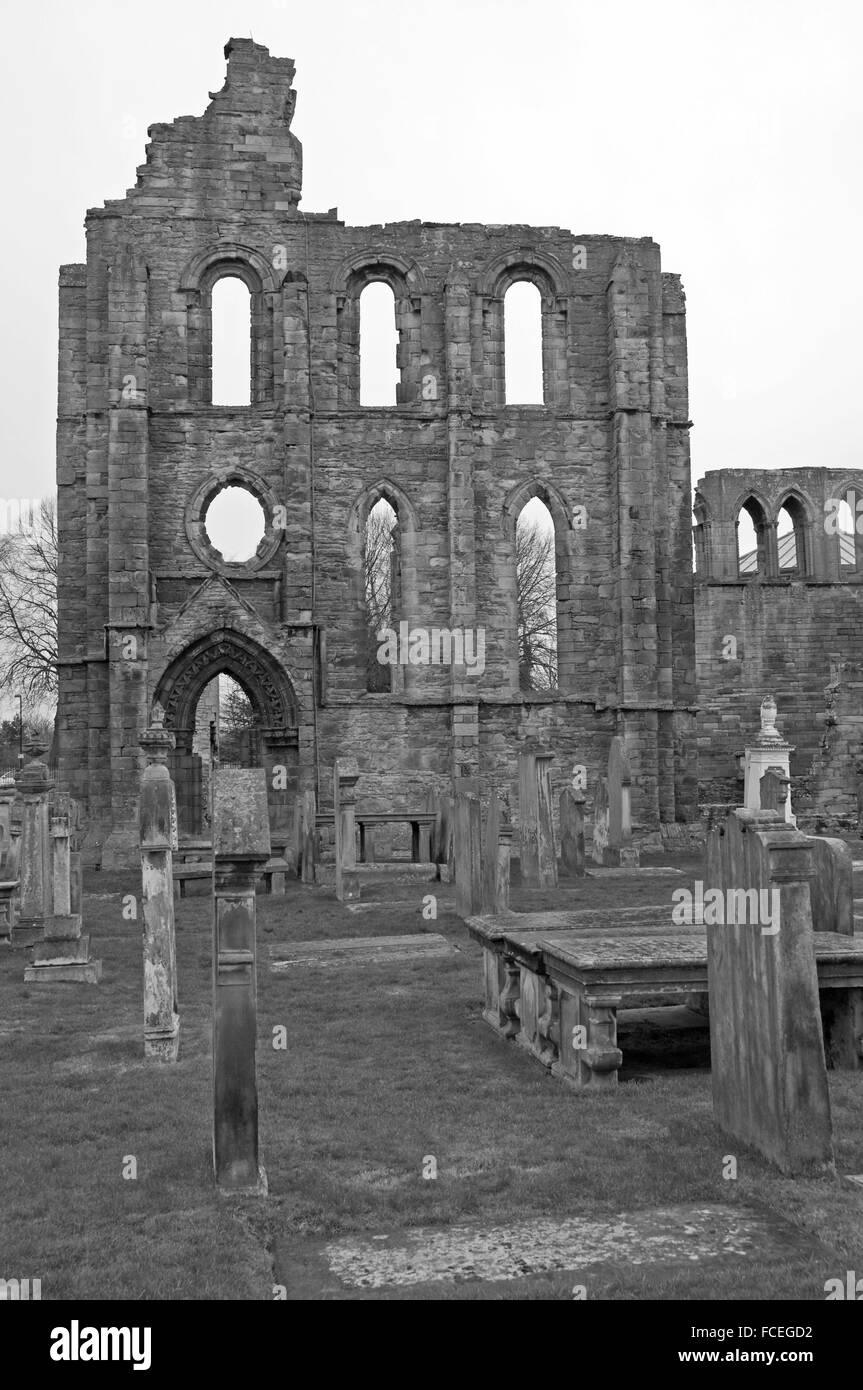 Cattedrale di Elgin Foto Stock