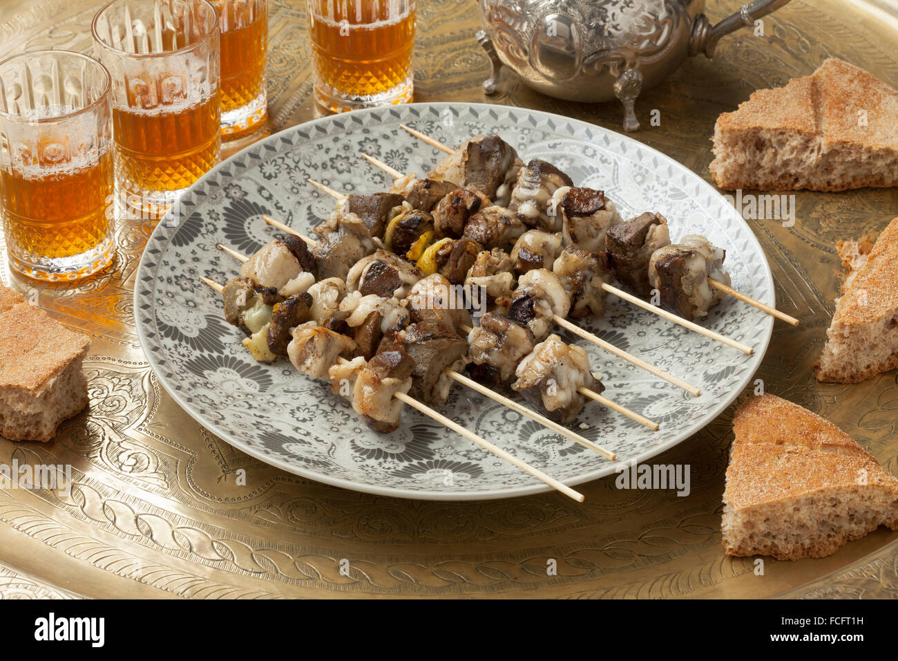 Tradizionale da forno boulfaf marocchino per Eid Al-Adha Foto Stock