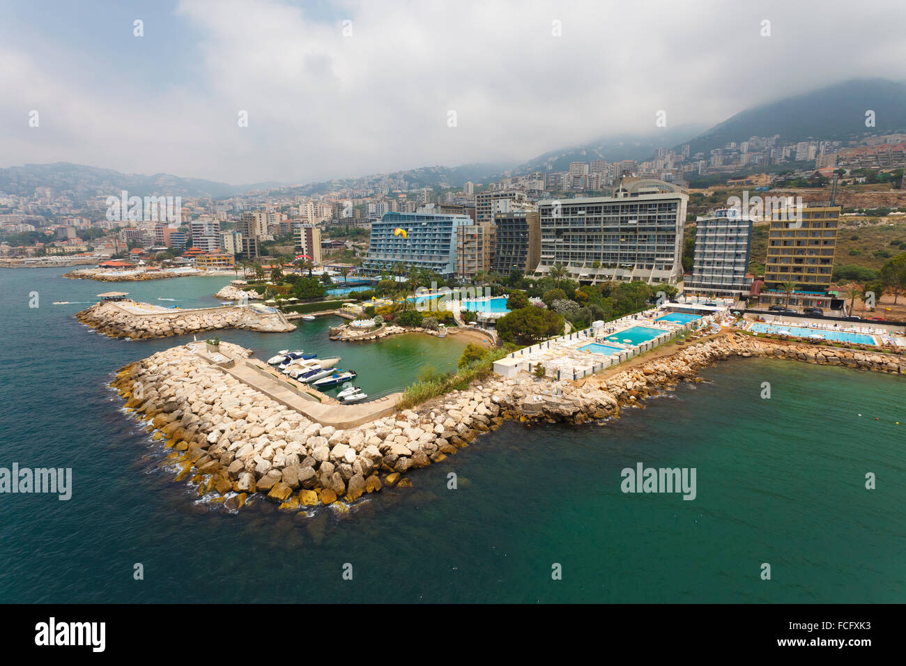 Antenna, Jounieh, Beirut, Libano Foto Stock