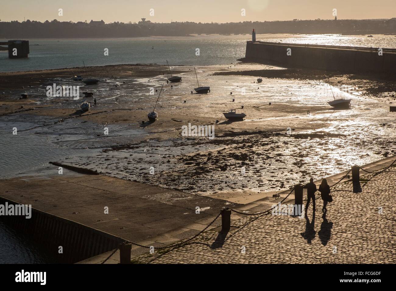 SAINT-MALO, (35) Ille et Vilaine Bretagna, Francia Foto Stock