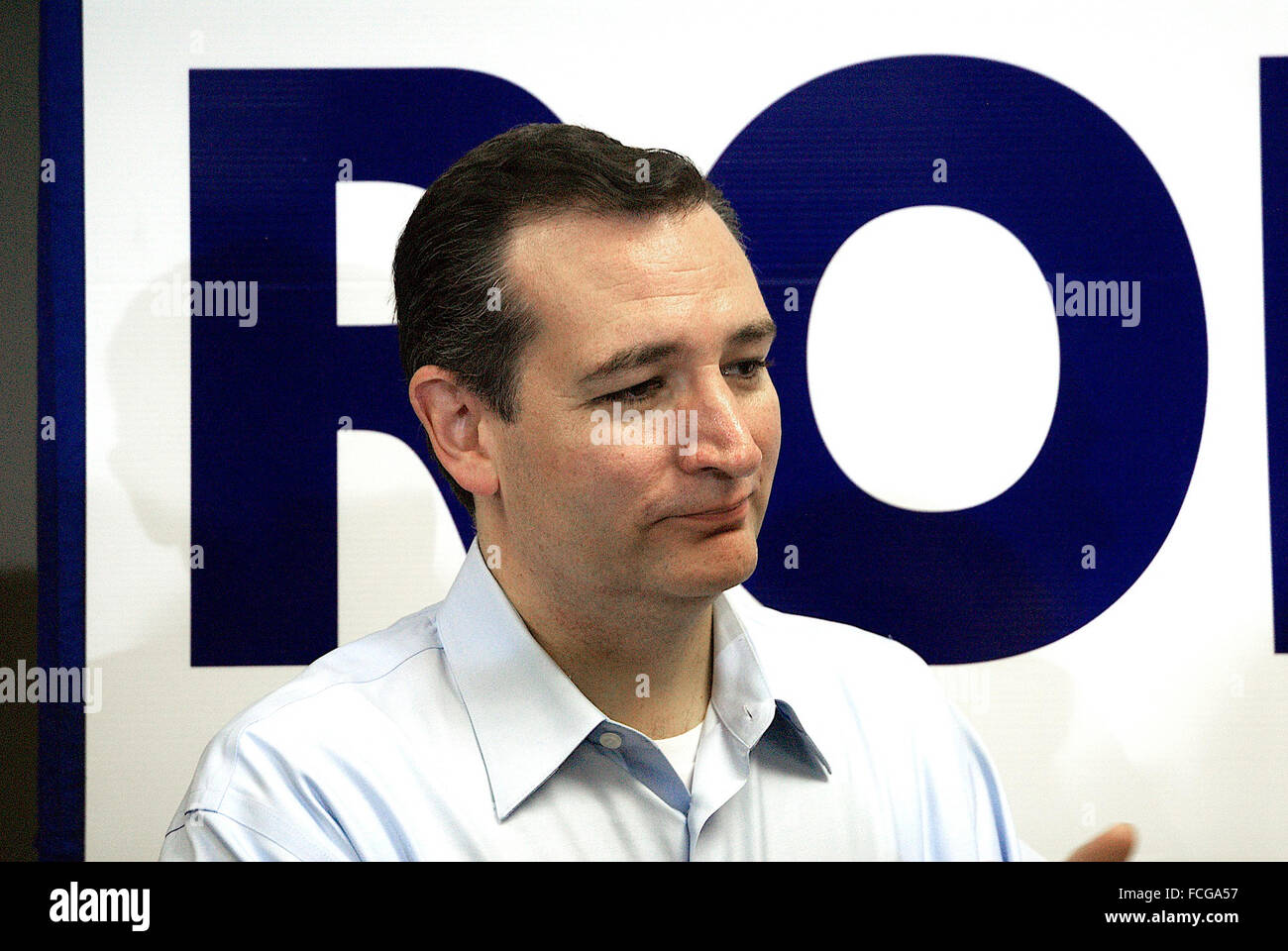 Wichita, Kansas, Stati Uniti d'America, 9 ottobre 2014 Texas il senatore Ted Cruz presso Senator Pat Roberts Campaign Rally Credito: Mark Reinstein Foto Stock