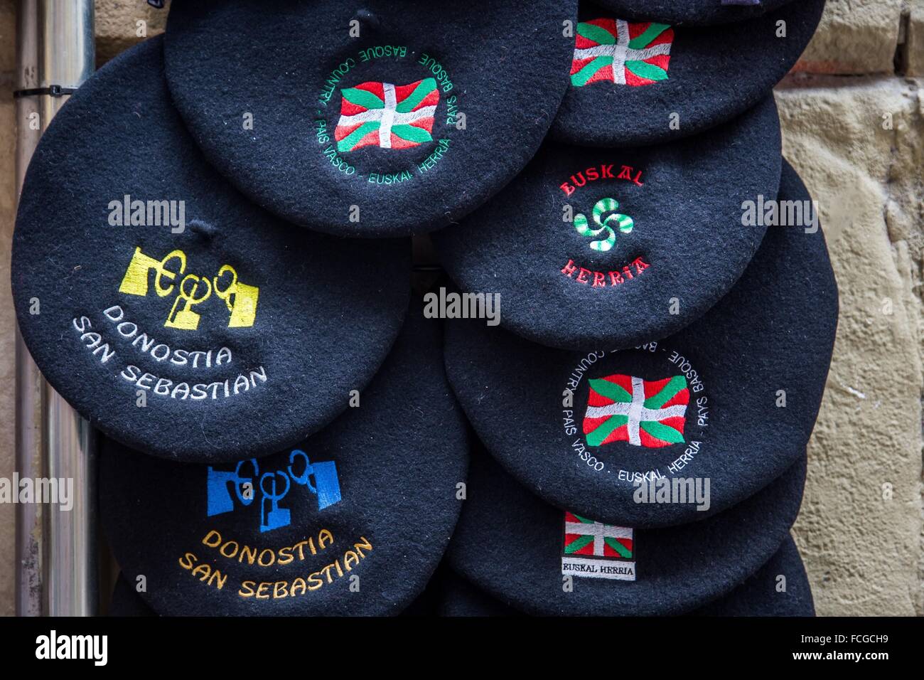 San Sebastiano, DONOSTIA, 2016 CAPITALE EUROPEA DELLA CULTURA, Paesi Baschi Foto Stock