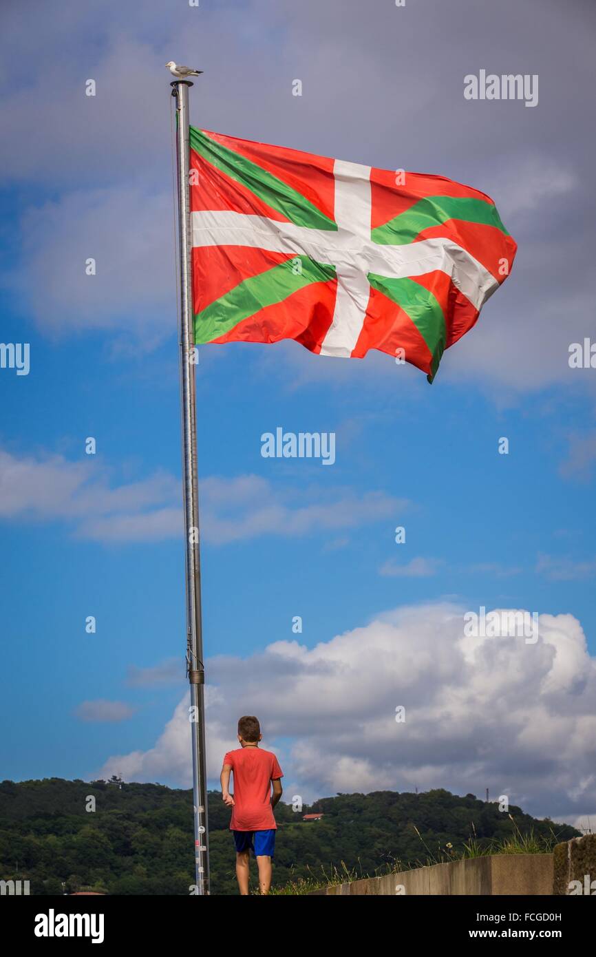 San Sebastiano, DONOSTIA, 2016 CAPITALE EUROPEA DELLA CULTURA, Paesi Baschi Foto Stock
