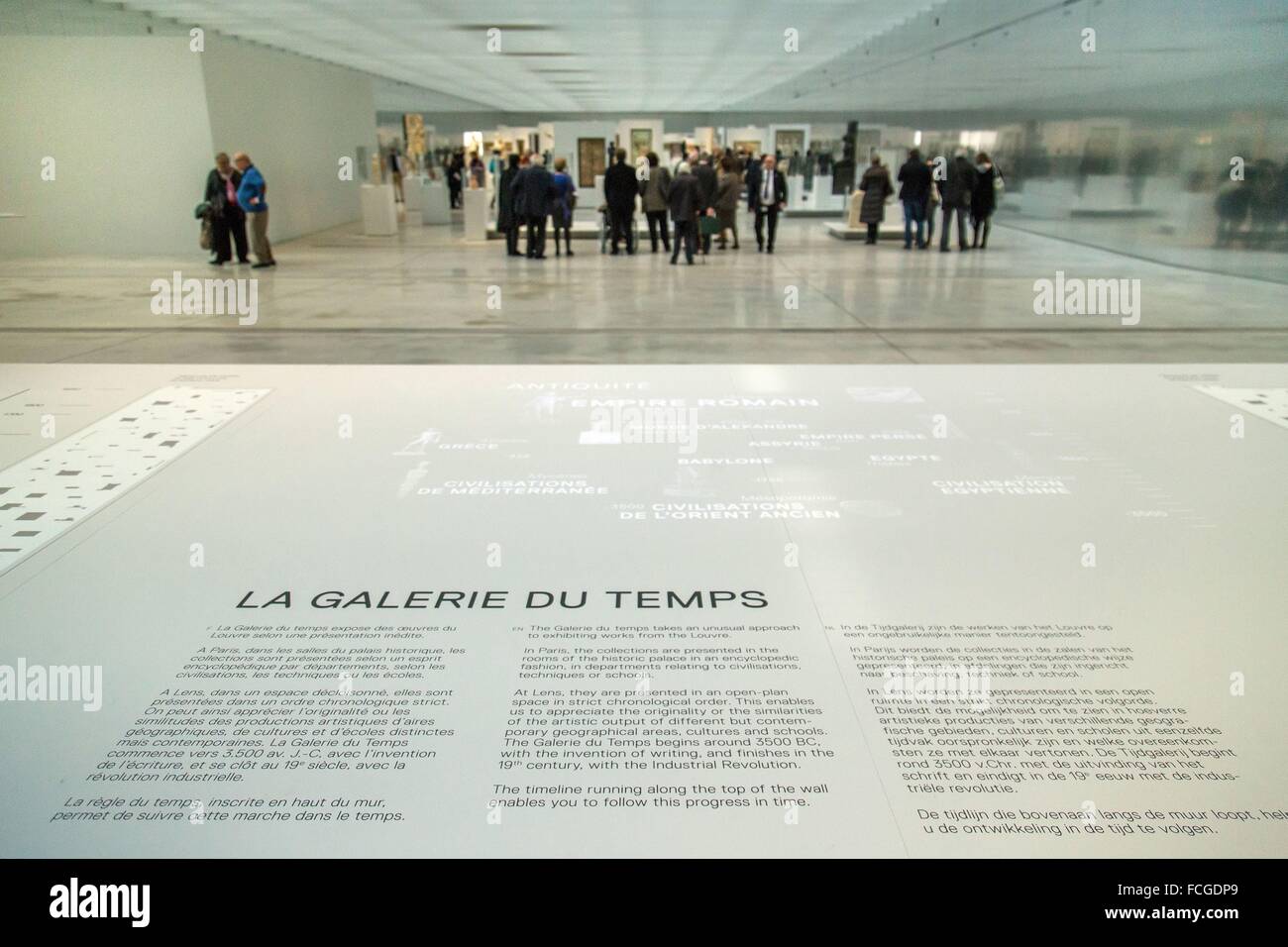 Museo del Louvre-Lens, lenti, (62), Nord-Pas-de-CALAISS Foto Stock