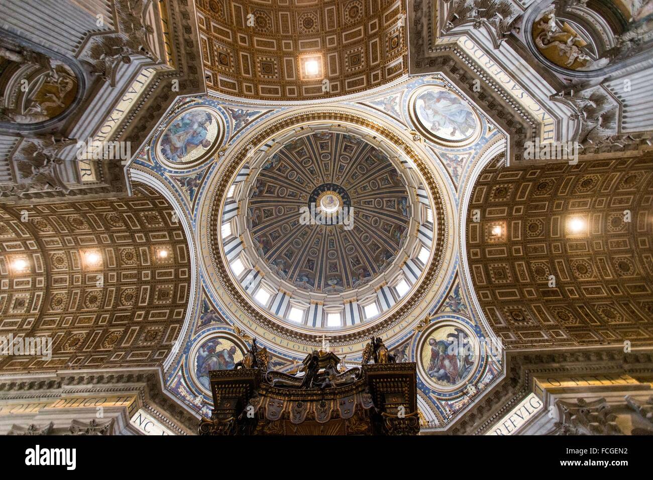 Illustrazione DELLA CITTÀ DI ROMA, ITALIA, EUROPA Foto Stock