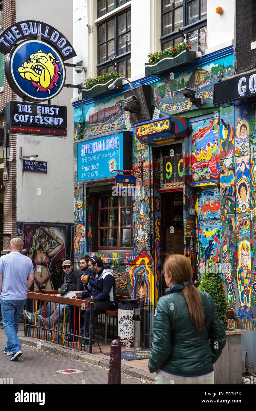 Città di Amsterdam, la capitale dei Paesi Bassi Foto Stock