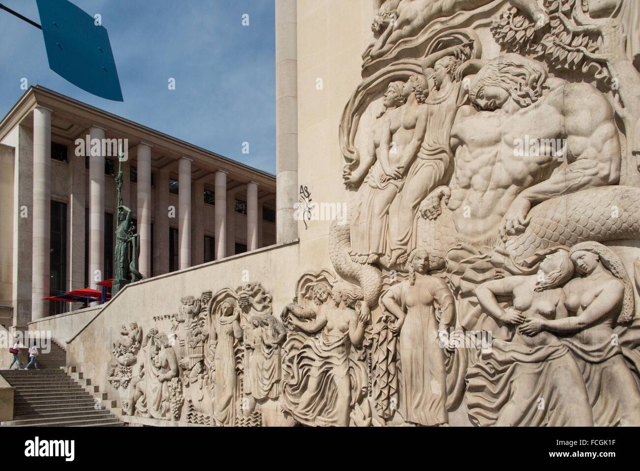 Illustrazione della città di Parigi (75), Francia Foto Stock