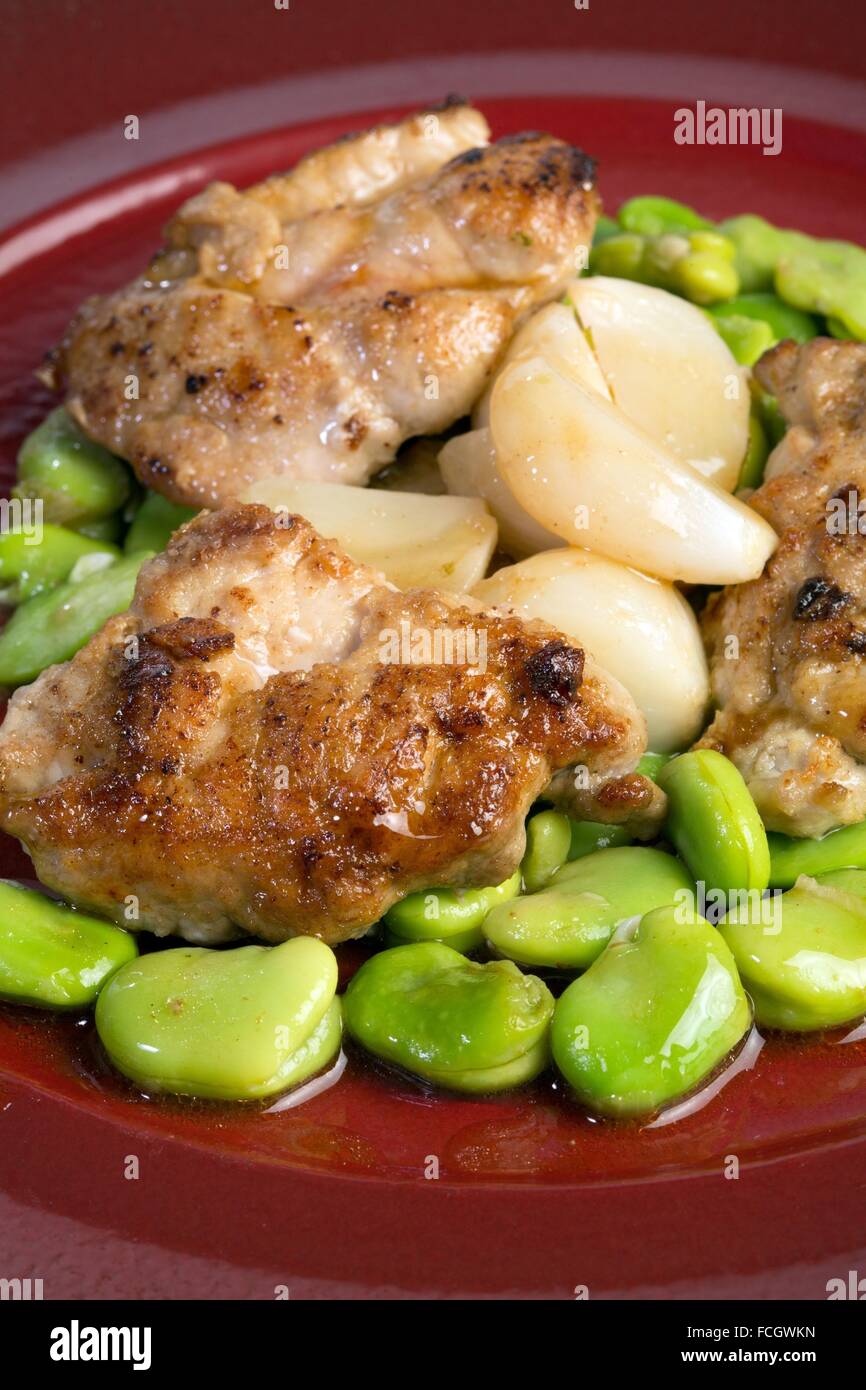 I piatti dal ricettario da Laurent clemente, chef stella Michelin, Chartres, Francia Foto Stock
