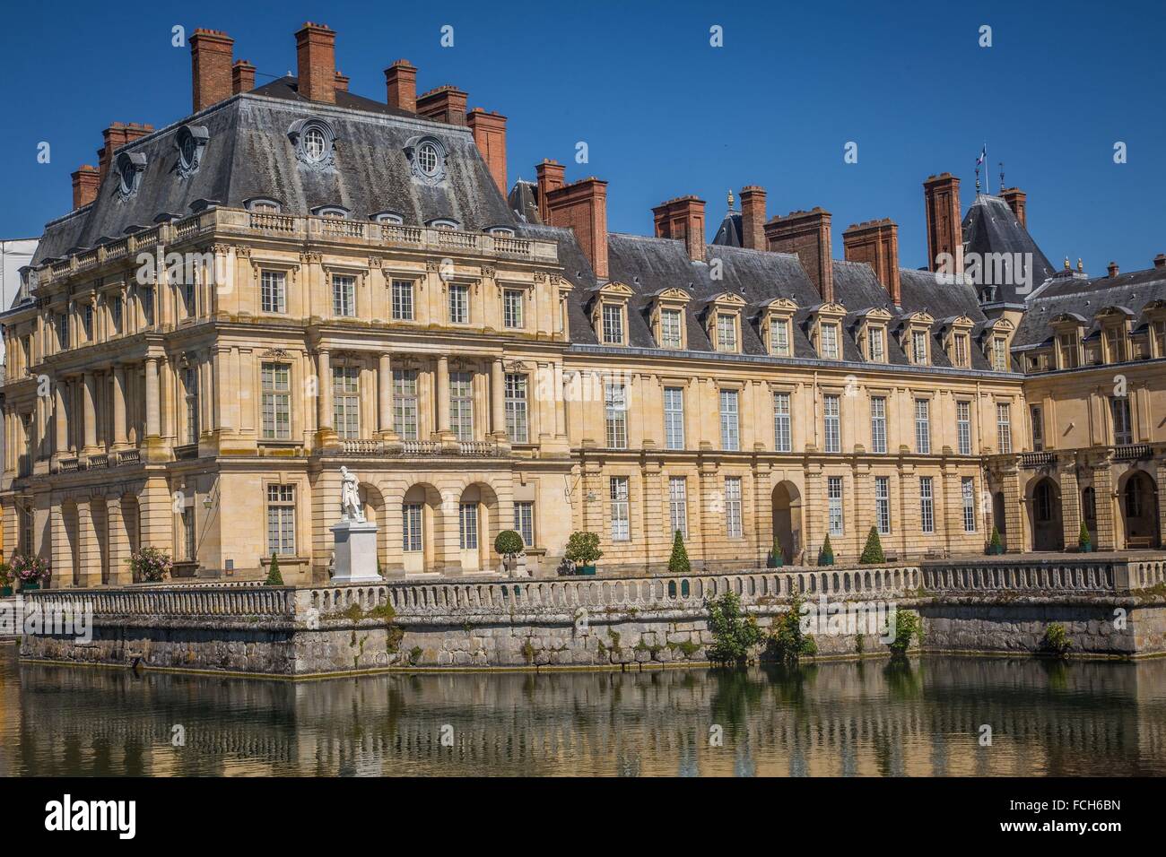 Illustrazione DELLA SEINE ET MARNE (77), ILE DE FRANCE, Francia Foto Stock