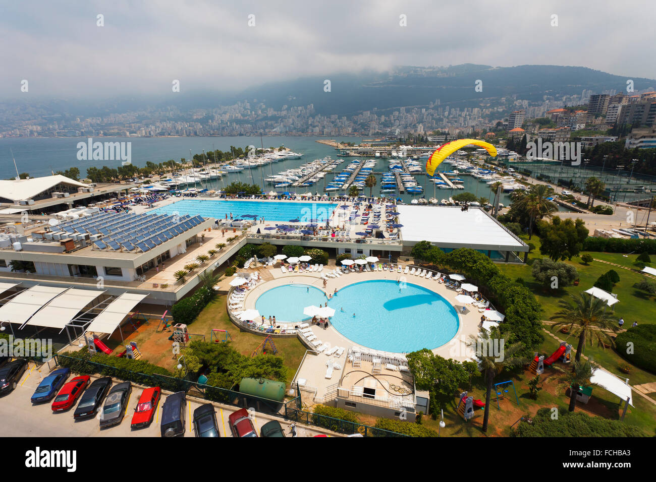 Antenna, Jounieh, Beirut, Libano Foto Stock