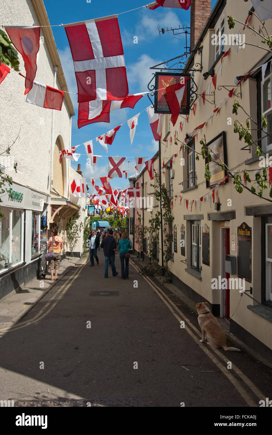 Padstow Cornwall Foto Stock