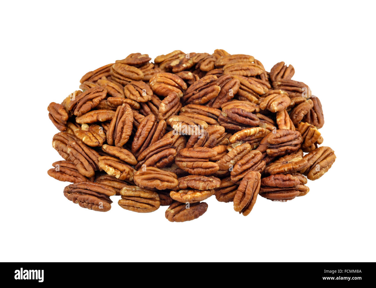 Decorticate noci Pecan. Foto Stock