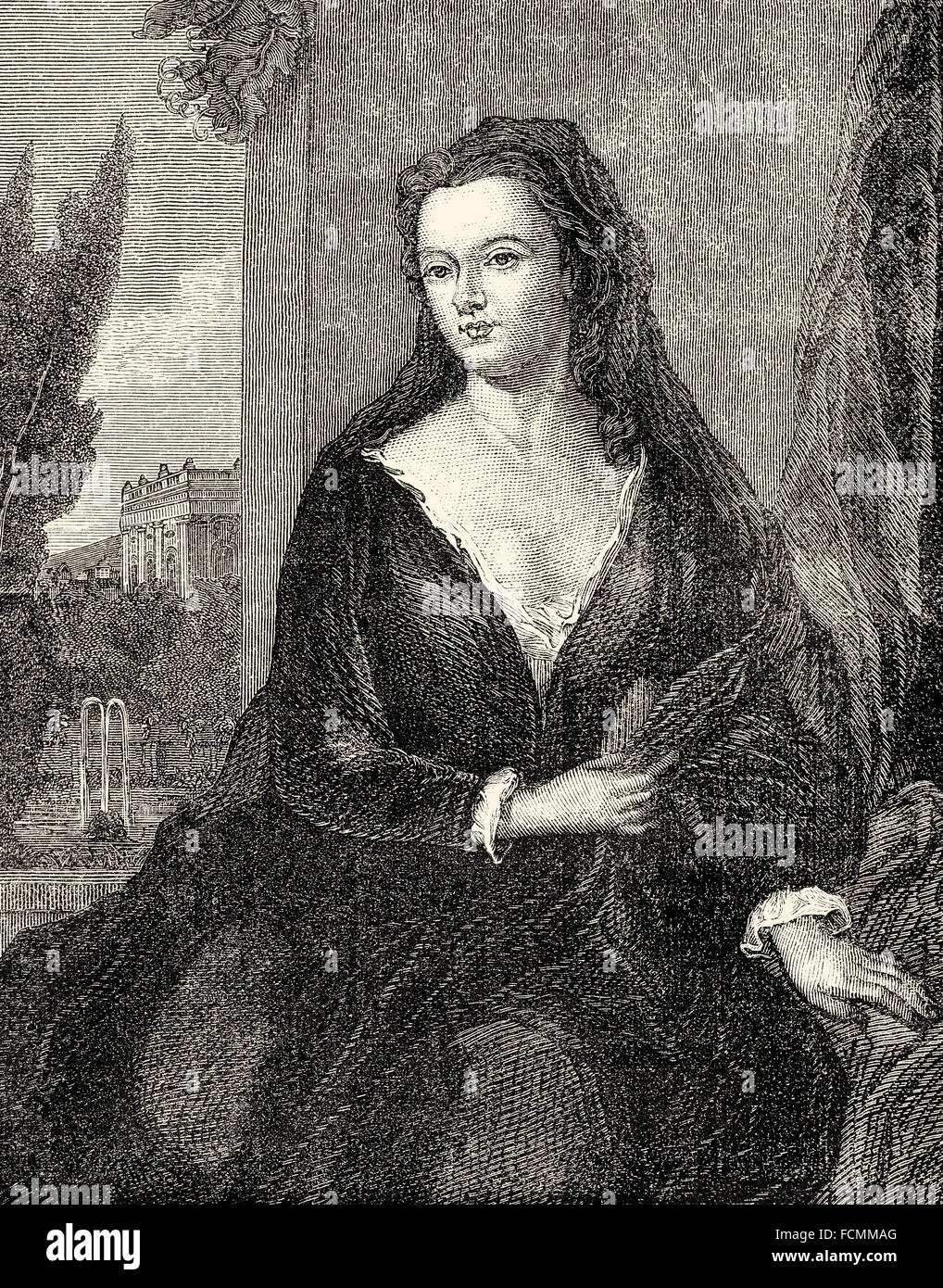 Sarah Churchill, duchessa di Marlborough, 1660-1744, uno dei più influenti inglese le donne del suo tempo Foto Stock