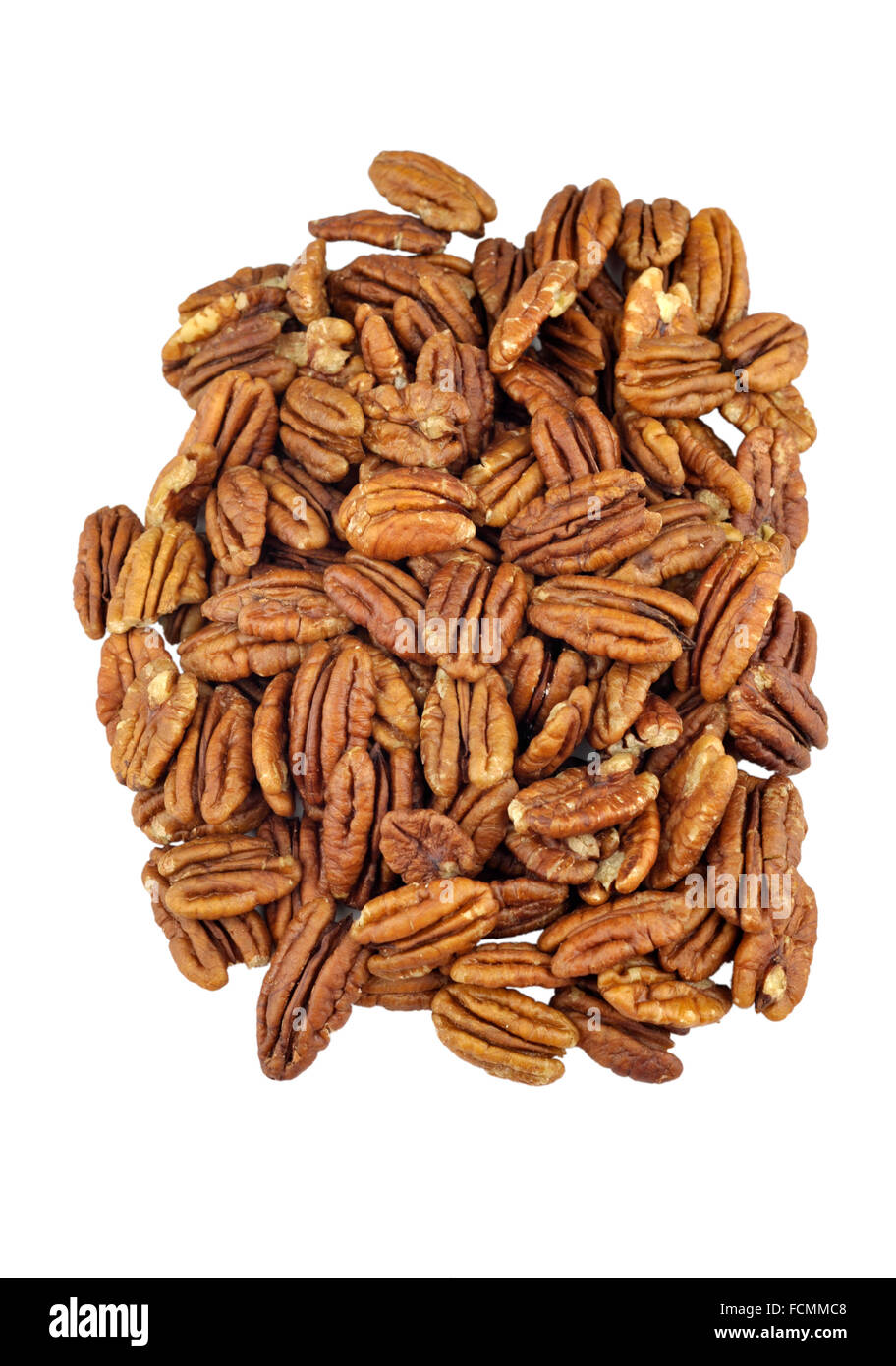 Decorticate noci Pecan. Foto Stock