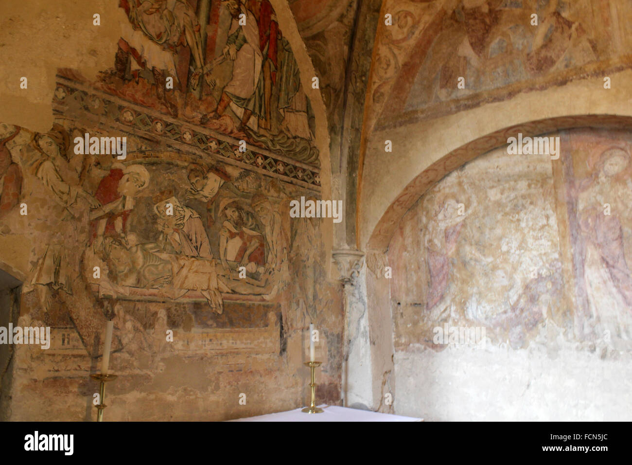 La cattedrale di Winchester winchester hampshire Inghilterra Foto Stock