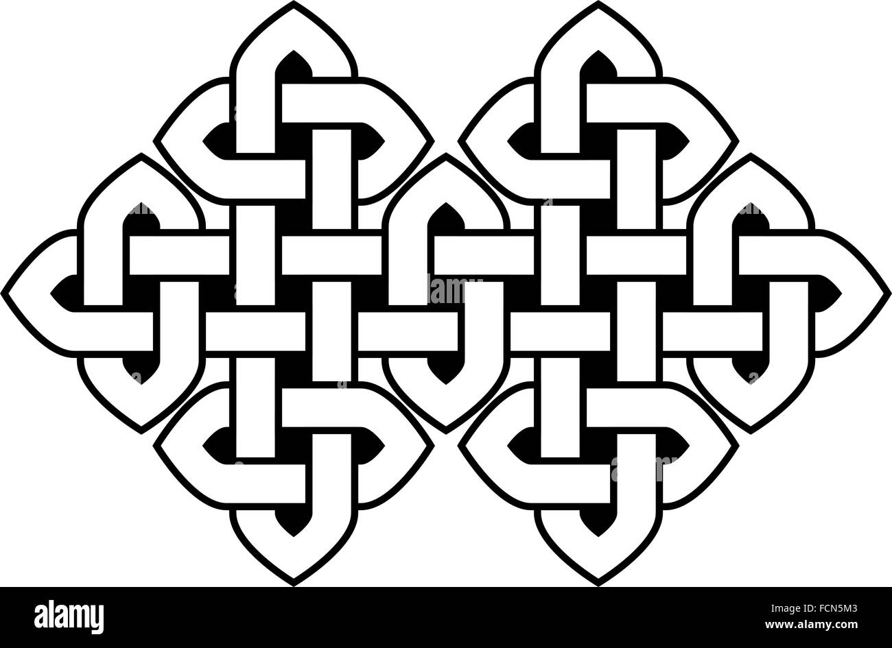 Nodo celtico illustrazione vettoriale Illustrazione Vettoriale