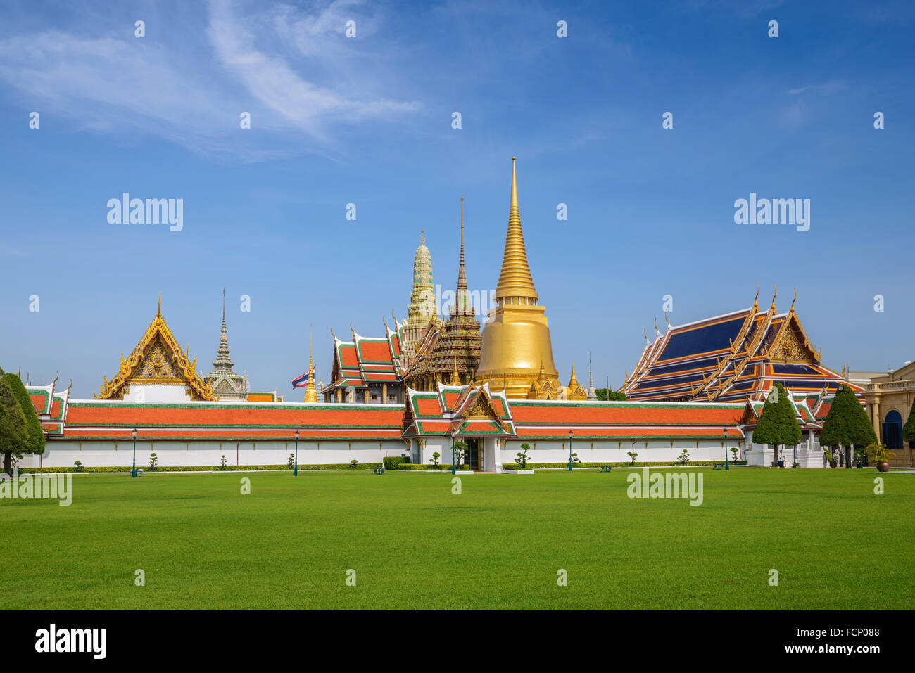 Il Wat Phra Kaew , Bangkok , Thailandia Foto Stock