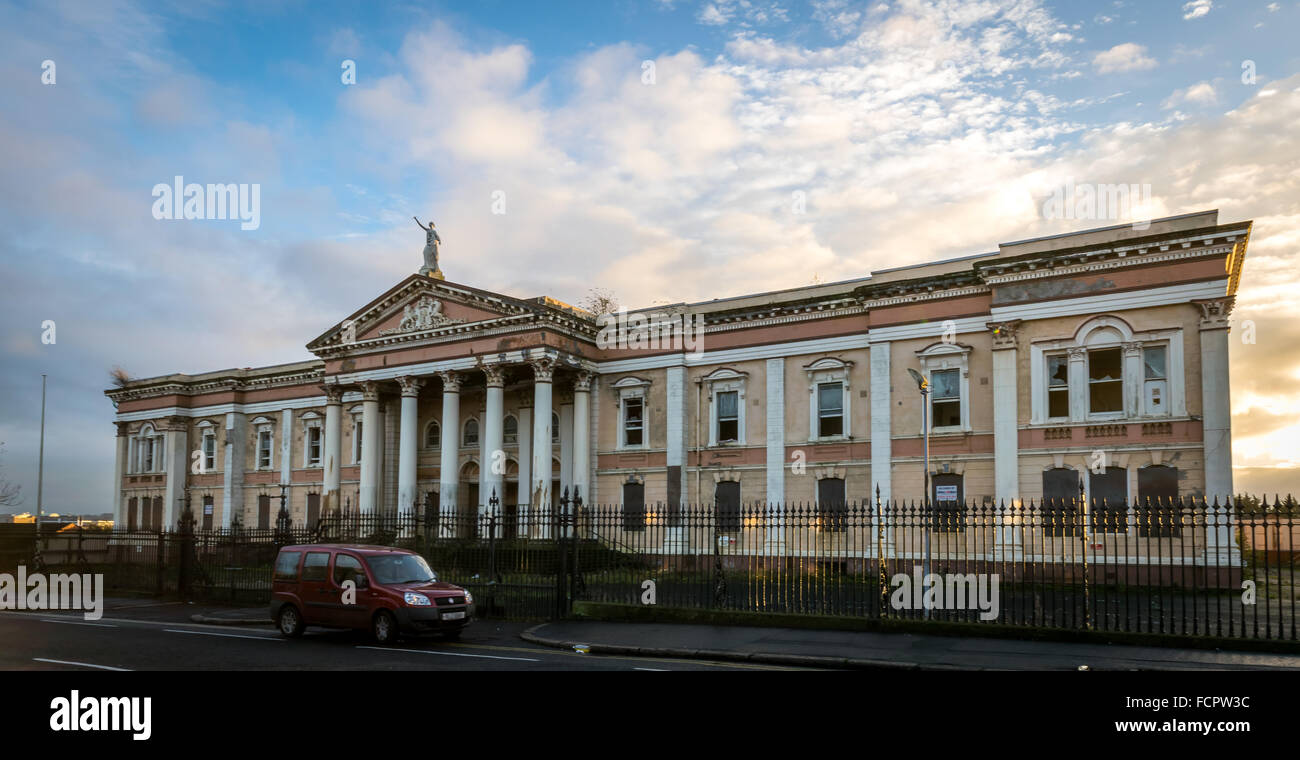 Crumlin Road courthouse a Belfast nord. Foto Stock