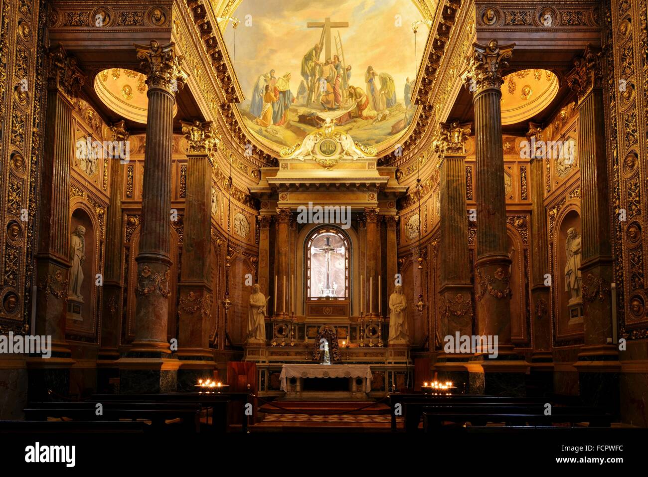 Basilica di Santa Maria Maggiore a Bergamo Bergamo Alta, Italia Foto Stock