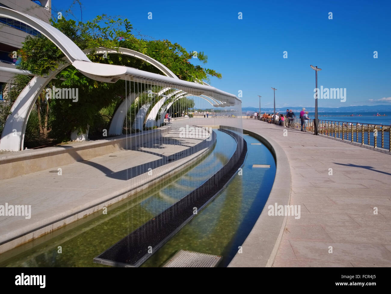 Grado in Italien, Springbrunnen - Grammichele in Italiy, la fontana Foto Stock