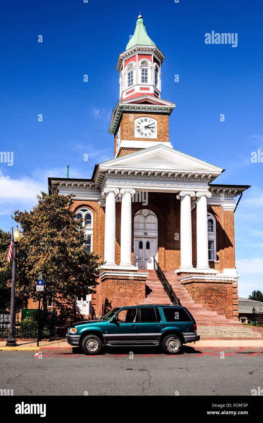 Culpeper County Courthouse, West Davis Street, Culpeper, Virginia Foto Stock