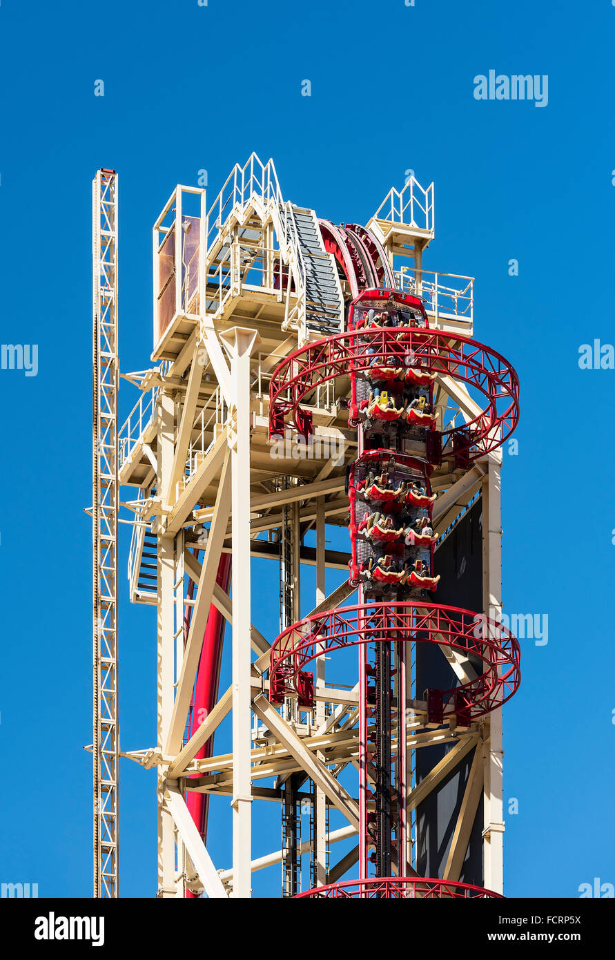 NBC Universal Orlando Resort rollercoaster, Orlando, Florida, Stati Uniti d'America Foto Stock