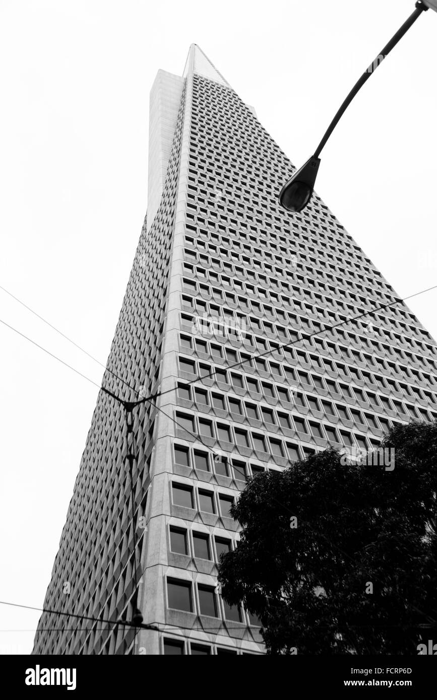 Transamerica building, San Francisco, California Foto Stock
