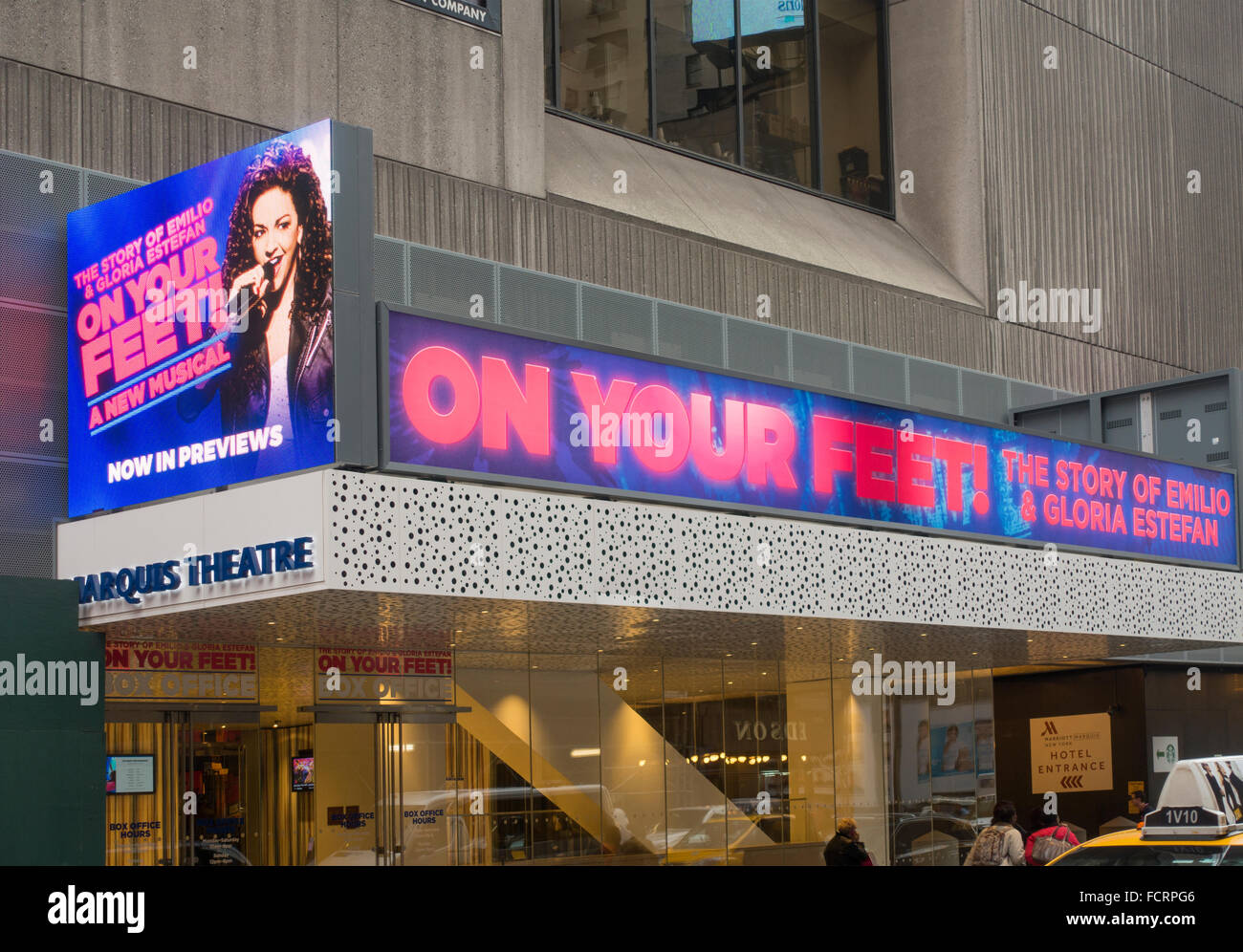 Ai tuoi piedi musicale con Gloria Estefan Foto Stock