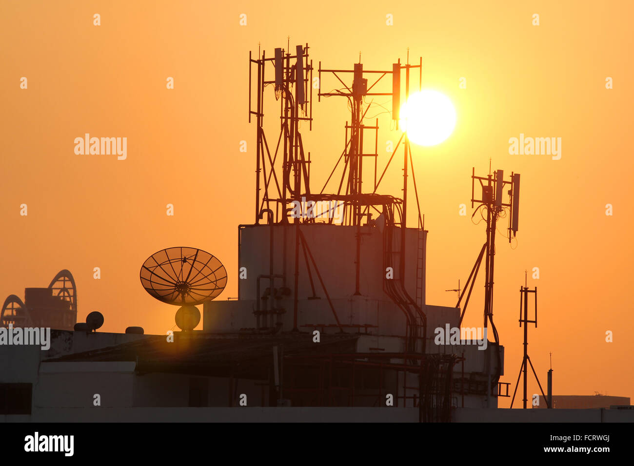 Antenna cellulare Foto Stock