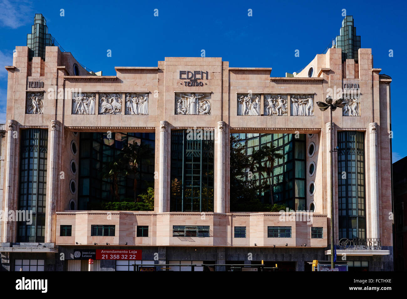 Il Portogallo, Lisbona, Rossio, Eden Theatre Foto Stock