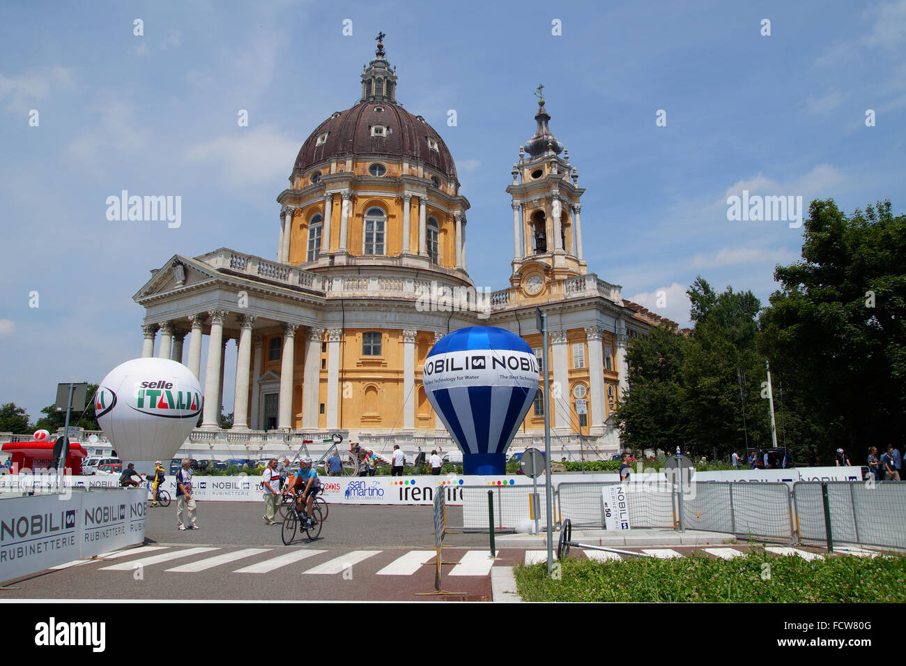 Immagini dalla edizione del ciclismo campionato italiano 2015 Foto Stock